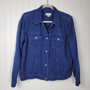 Christopher & Banks Jean Jacket Women's Size M